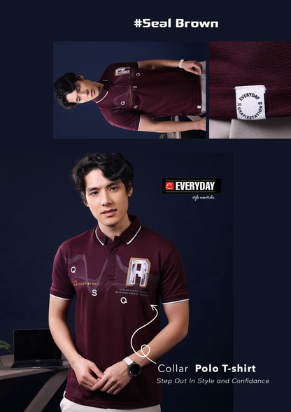 Vol 1403 Collar Everyday Tencil Lycra Mens Tshirts Wholesale