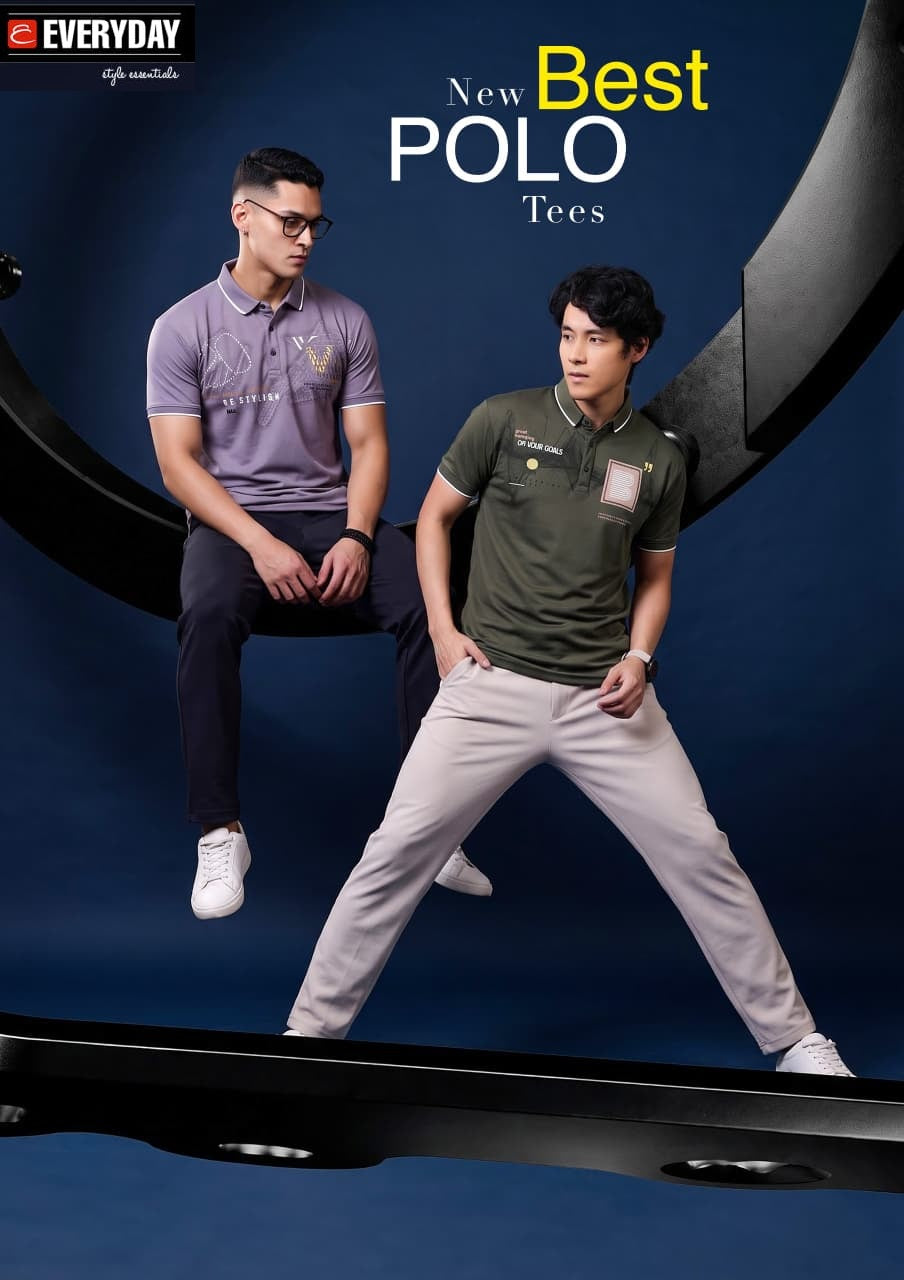 Vol 1403 Collar Everyday Tencil Lycra Mens Tshirts Wholesale