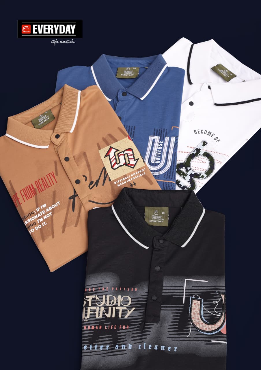 Vol 1403 Collar Everyday Tencil Lycra Mens Tshirts Wholesale