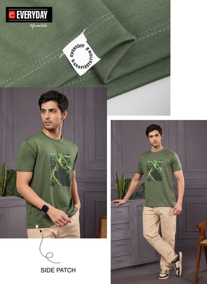 Vol 1405 Tencil Everyday Lycra Mens Tshirts Manufacturer India