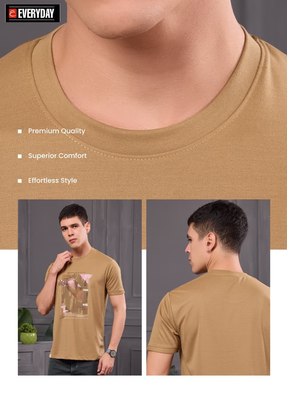 Vol 1405 Tencil Everyday Lycra Mens Tshirts Manufacturer India