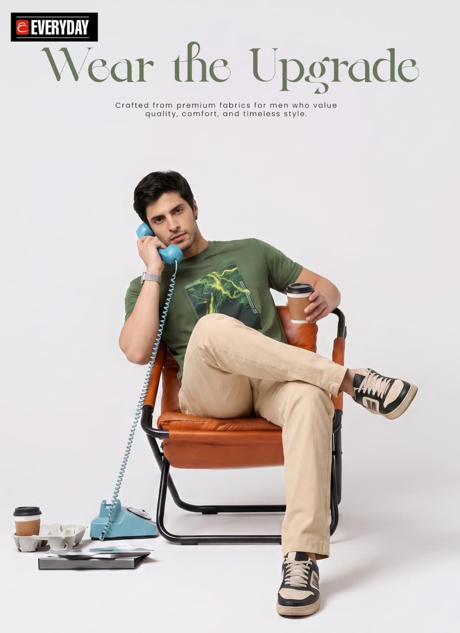 Vol 1405 Tencil Everyday Lycra Mens Tshirts Manufacturer India