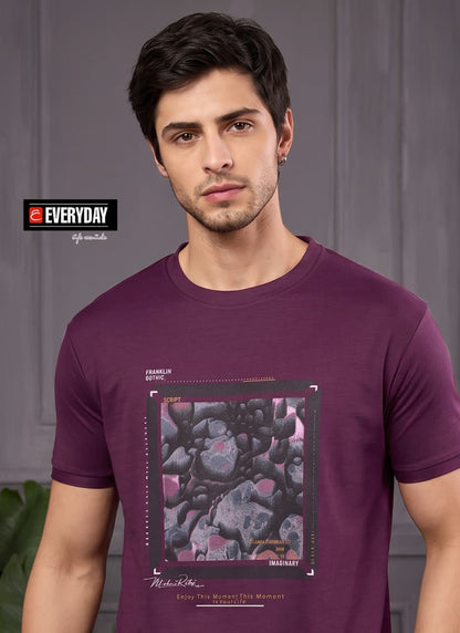 Vol 1405 Tencil Everyday Lycra Mens Tshirts Manufacturer India