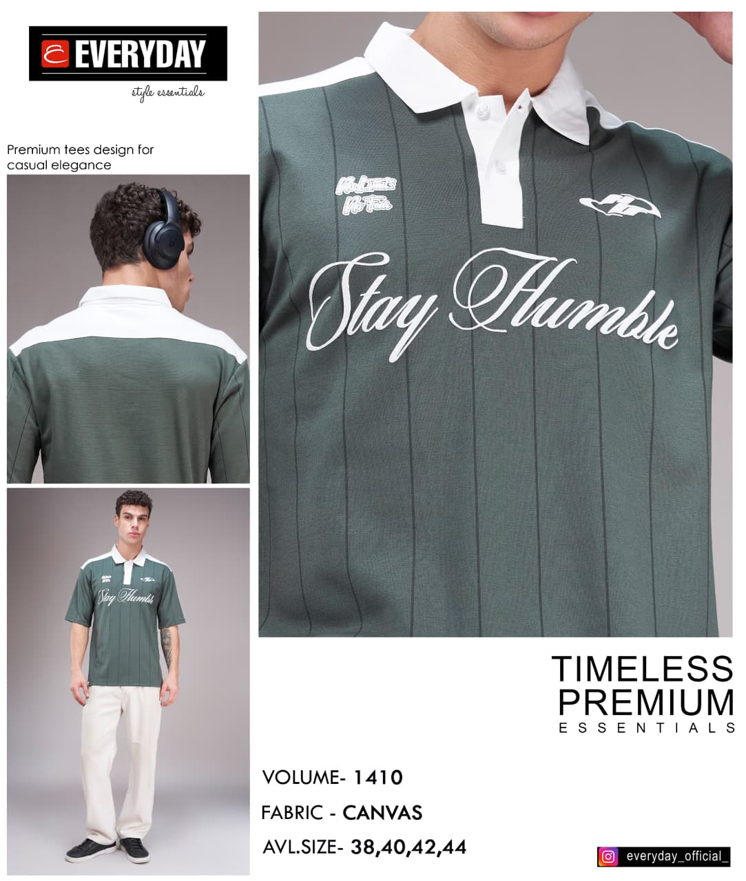 Vol 1410 Cut N Sew Everyday Canvas Mens Tshirts Manufacturer India