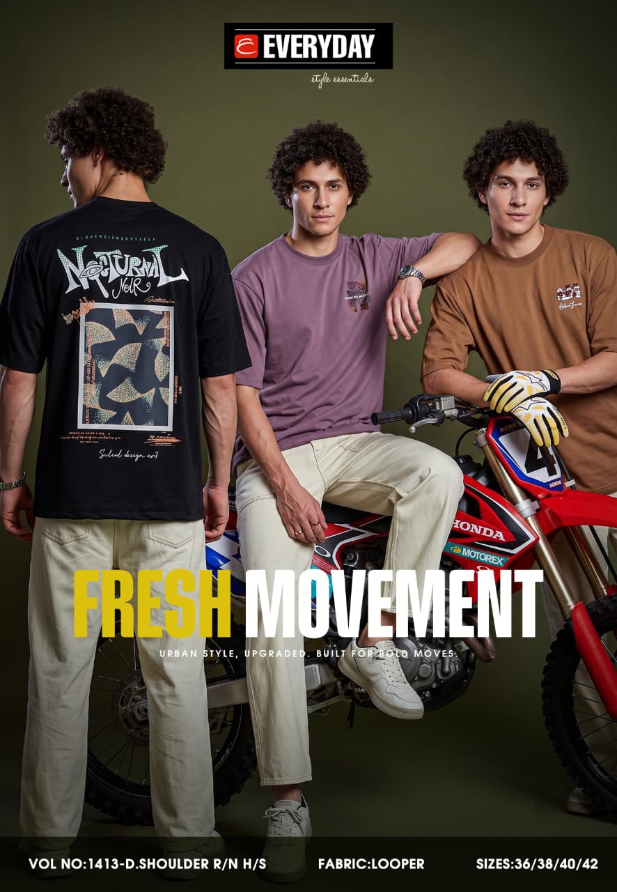 Vol 1413 Everyday Looper Mens Tshirts Manufacturer Ahmedabad