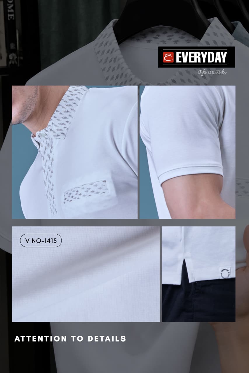 Vol 1415 Cut And Sew Everyday Interlock Mens Tshirts Manufacturer India