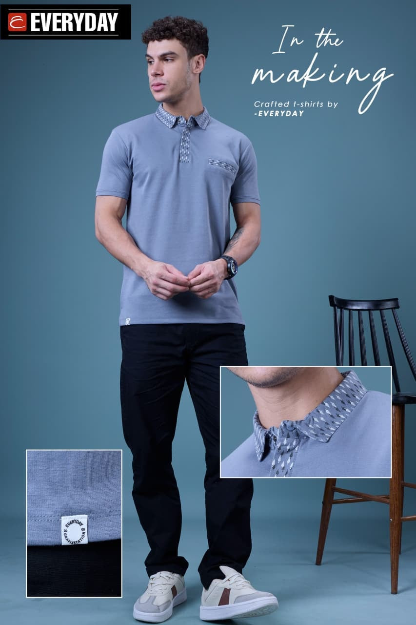 Vol 1415 Cut And Sew Everyday Interlock Mens Tshirts Manufacturer India