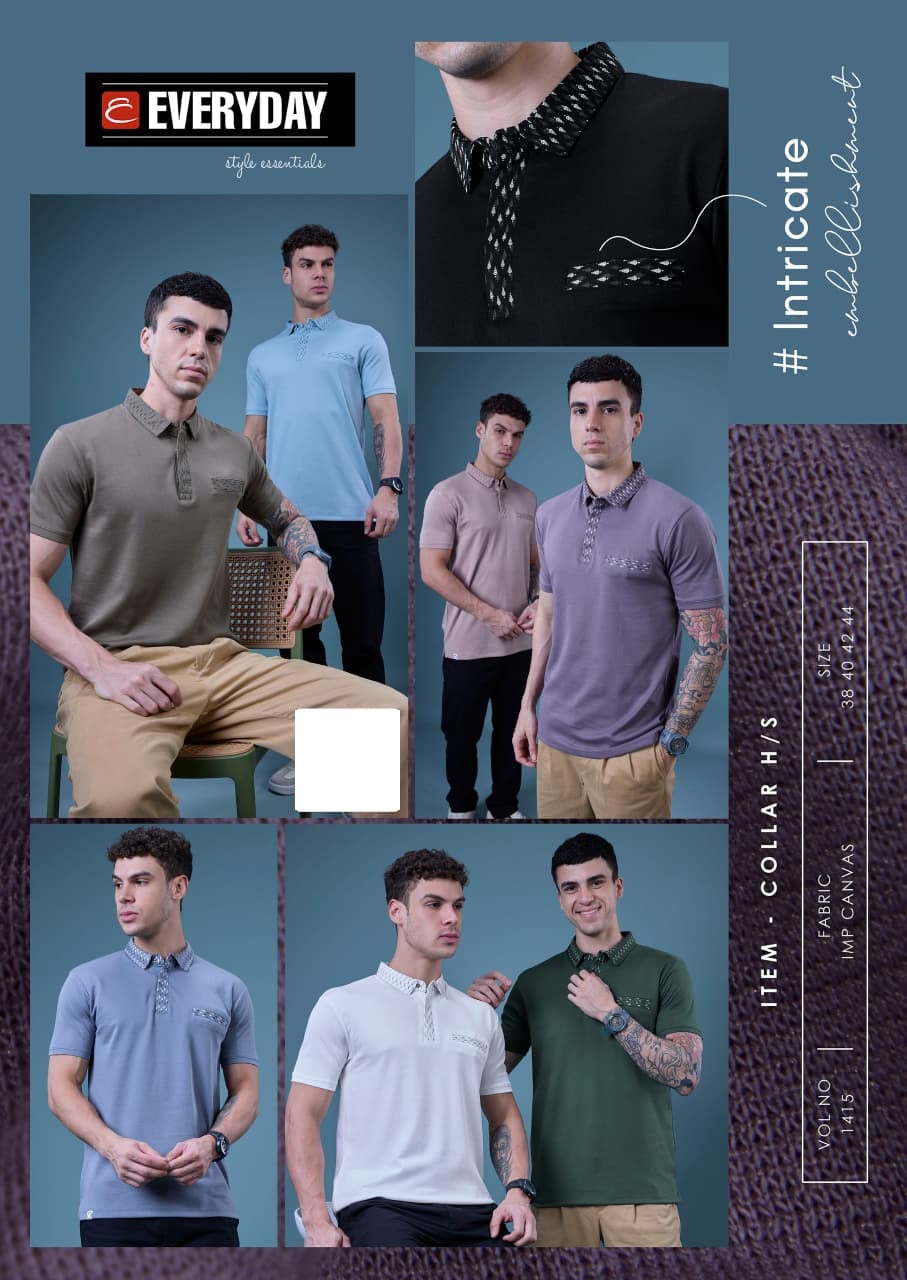 Vol 1415 Cut And Sew Everyday Interlock Mens Tshirts Manufacturer India