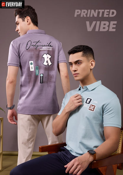 Vol 1416 Collar Everyday Canvas Mens Tshirts Wholesaler