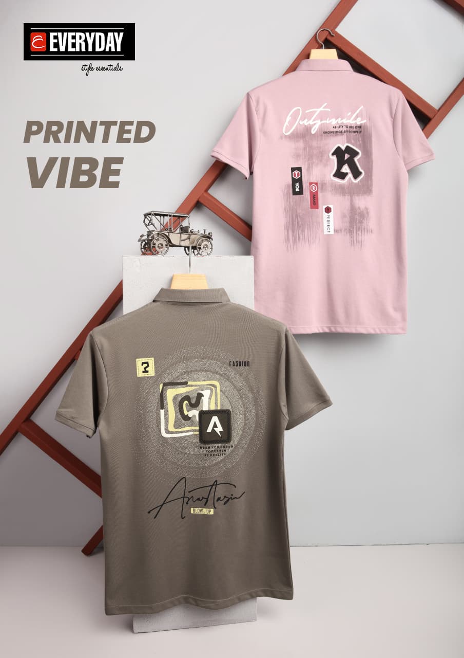 Vol 1416 Collar Everyday Canvas Mens Tshirts Wholesaler
