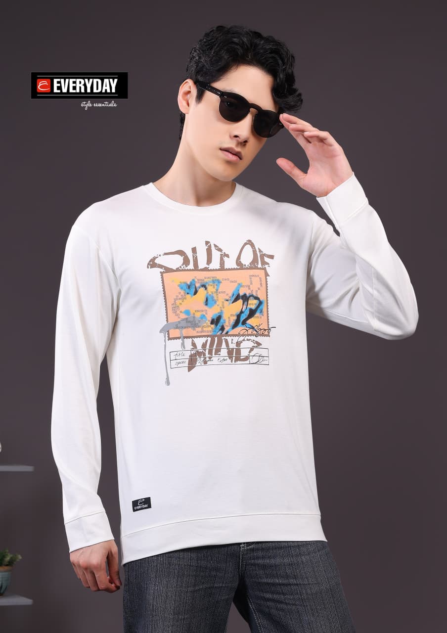 Vol 1433 Full Sleeves Everyday Imported Mens Tshirts Wholesale Price