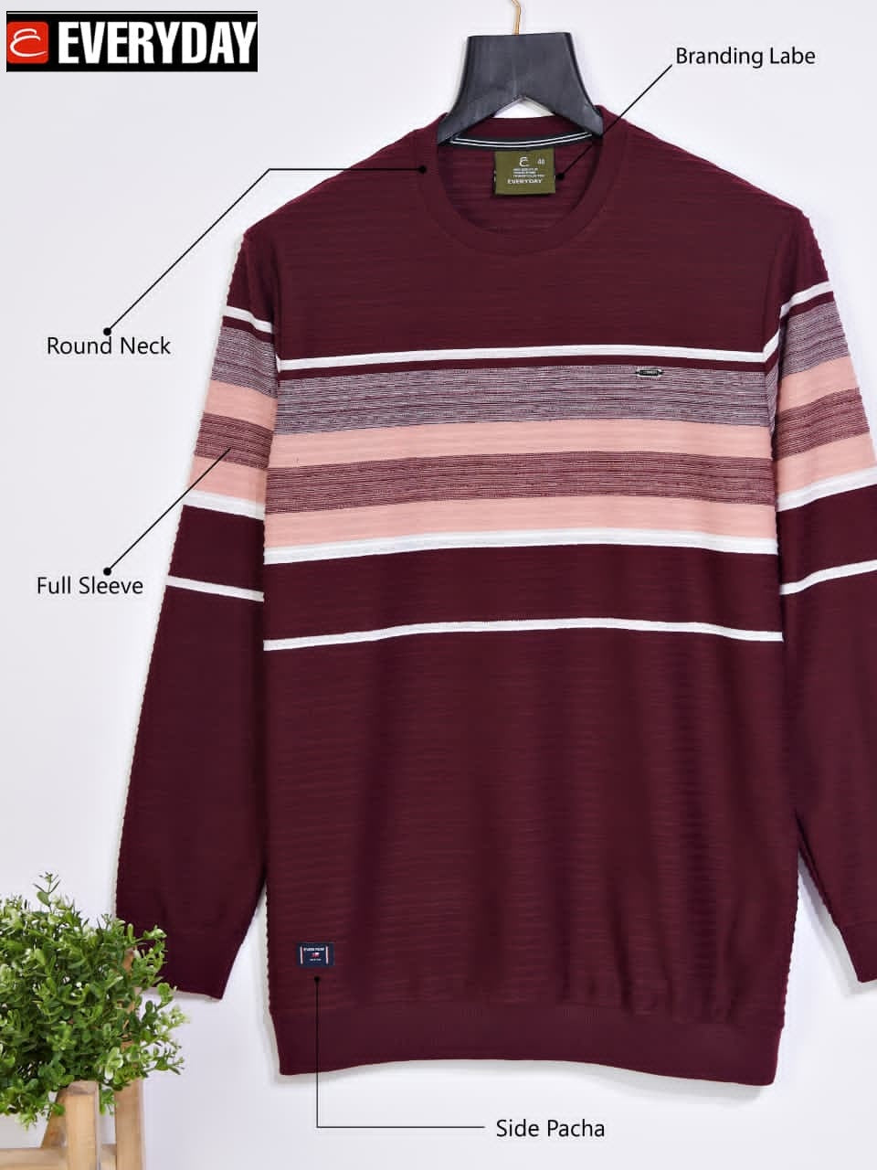 Vol 1453 Everyday Auto Stripes Mens Tshirts Wholesaler