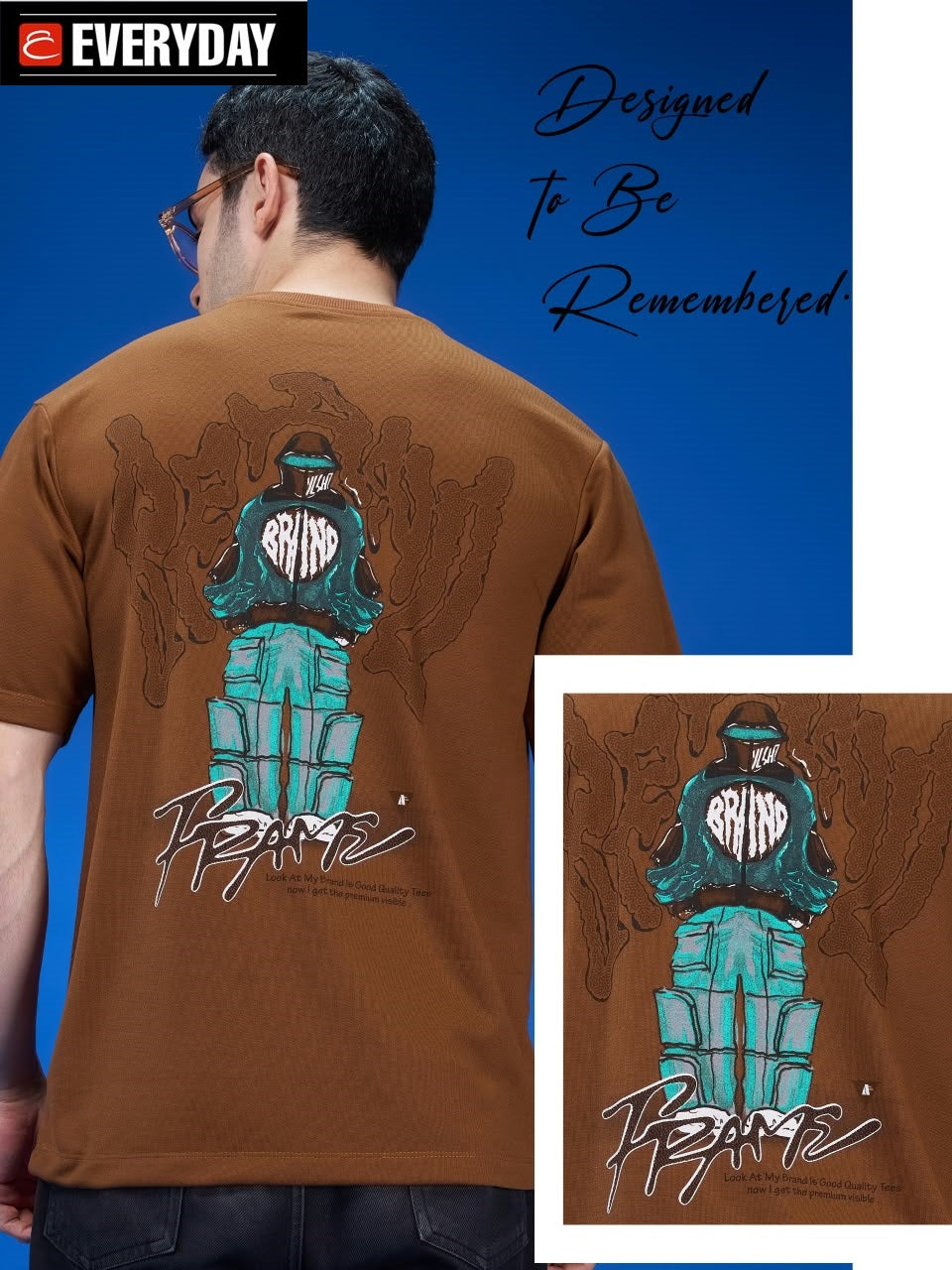 Vol 1472 Oversized Everyday Looper Mens Tshirts Wholesaler Ahmedabad