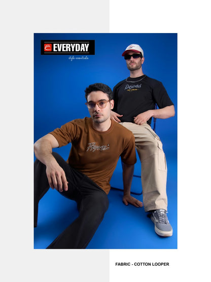 Vol 1472 Oversized Everyday Looper Mens Tshirts Wholesaler Ahmedabad