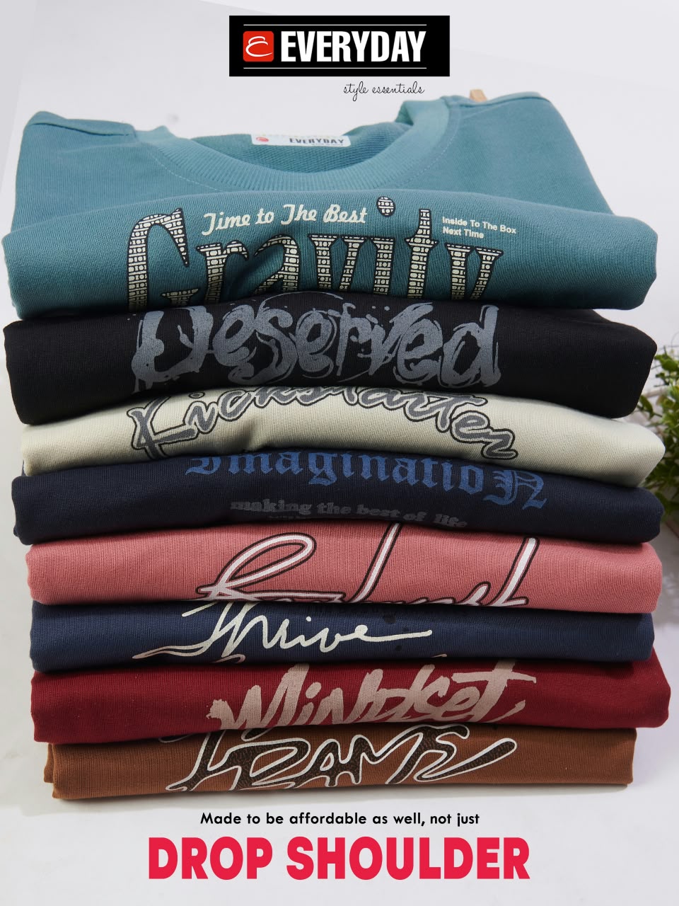 Vol 1472 Oversized Everyday Looper Mens Tshirts Wholesaler Ahmedabad