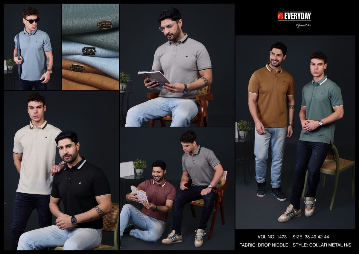 Vol 1473 Everyday Vertical Mens Tshirts Manufacturer Ahmedabad