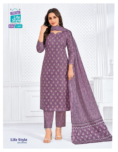Vol 14 Mcm Lifestyle Cotton Dress Material Wholesaler Gujarat
