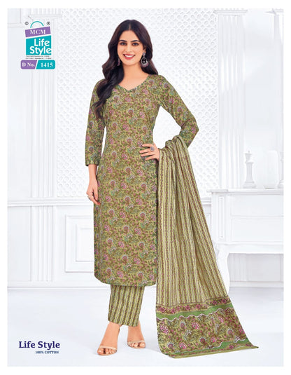 Vol 14 Mcm Lifestyle Readymade Cotton Pant Suits Wholesale