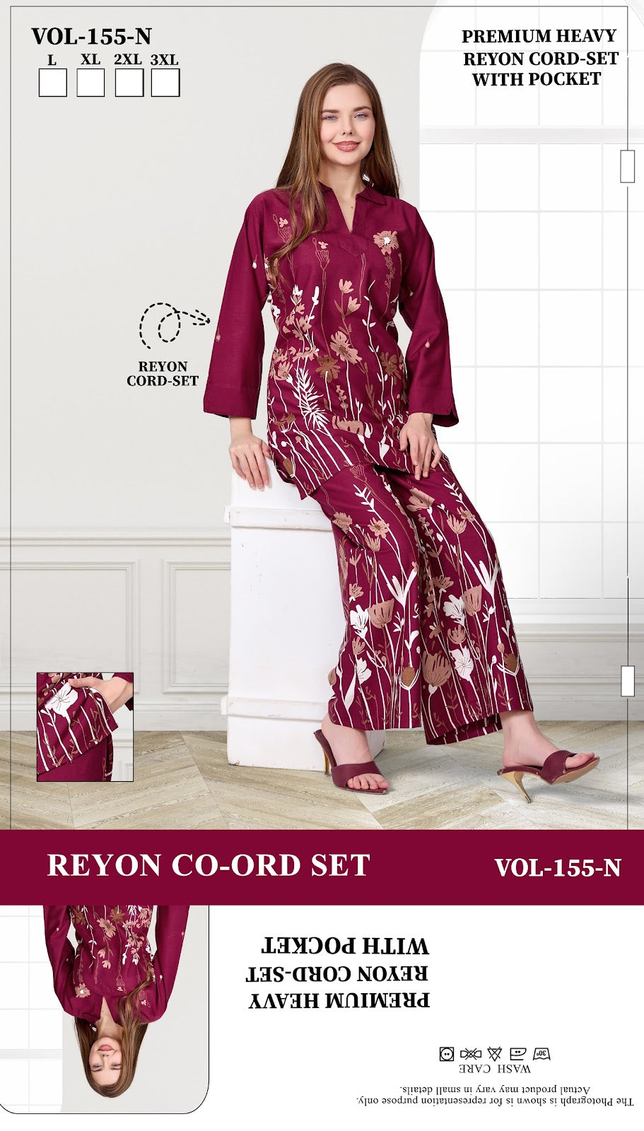 Vol 155 N Jyc Rayon 22Kg Co Ord Set Manufacturer