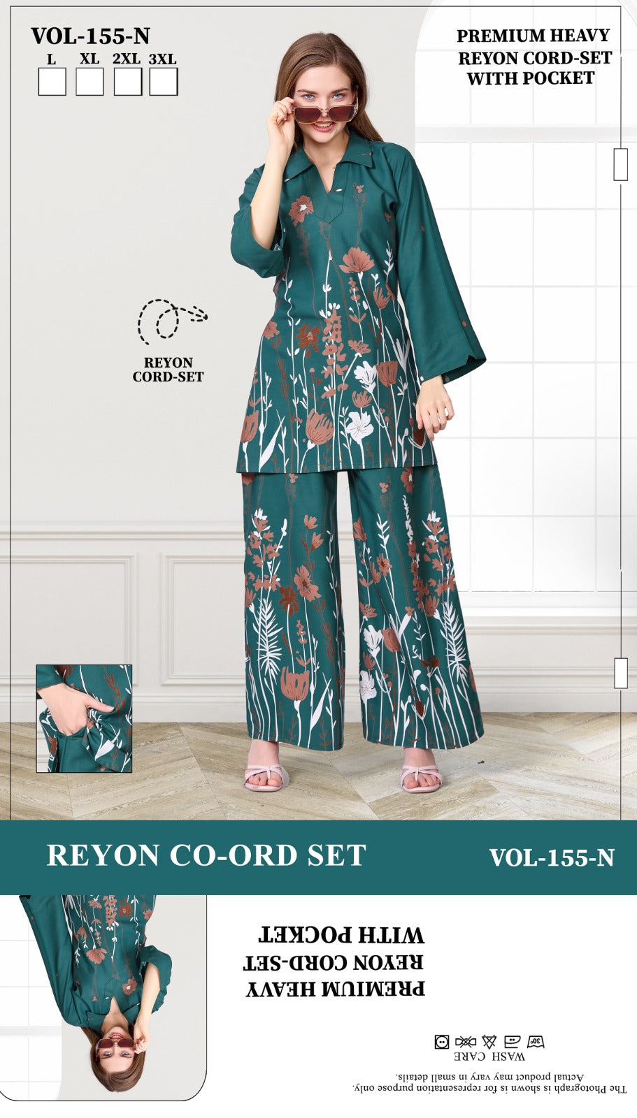 Vol 155 N Jyc Rayon 22Kg Co Ord Set Manufacturer