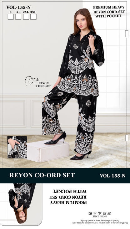 Vol 155 N Jyc Rayon 22Kg Co Ord Set Manufacturer