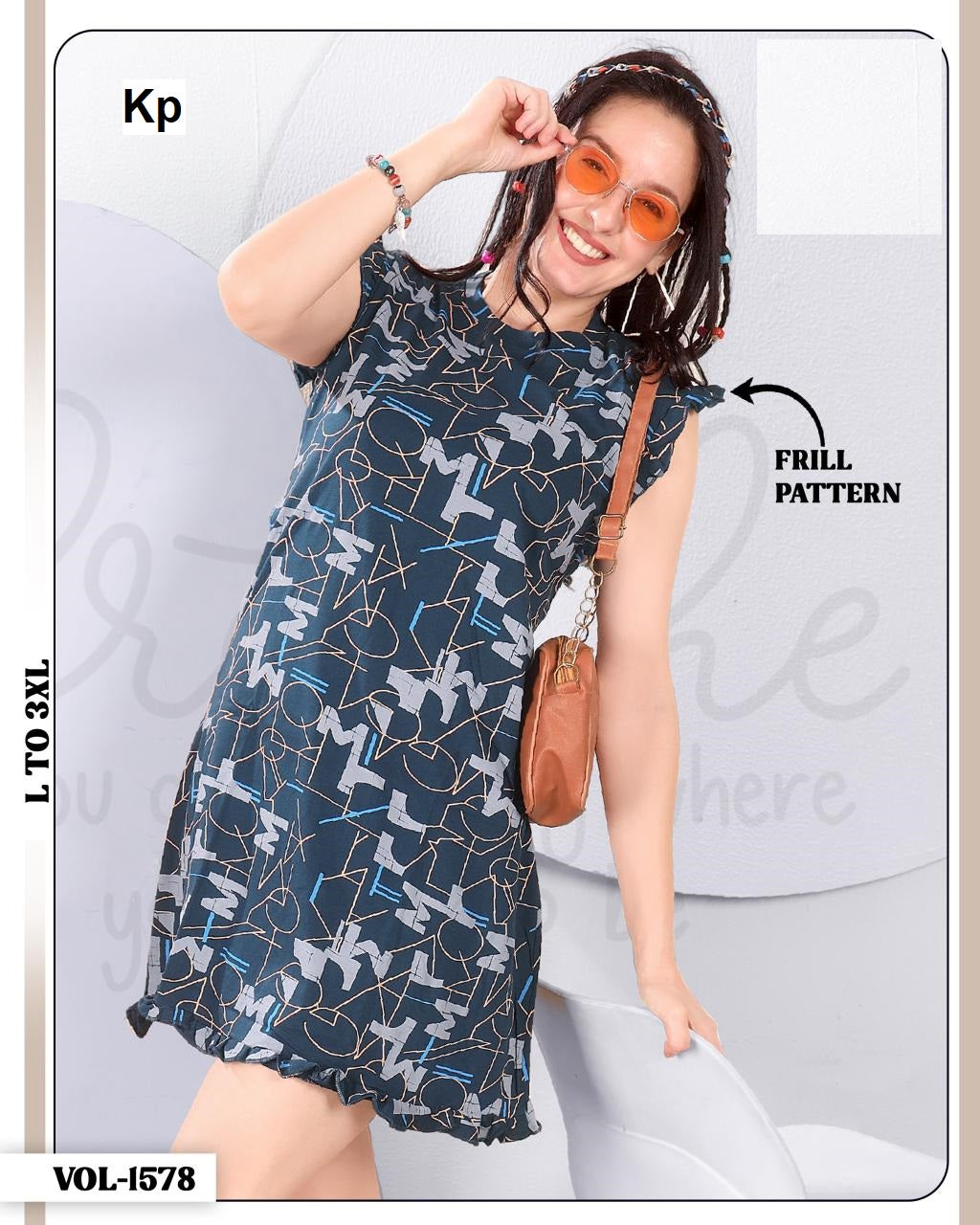Vol 1578 Kp Cotton Women Long Tshirt Manufacturer India