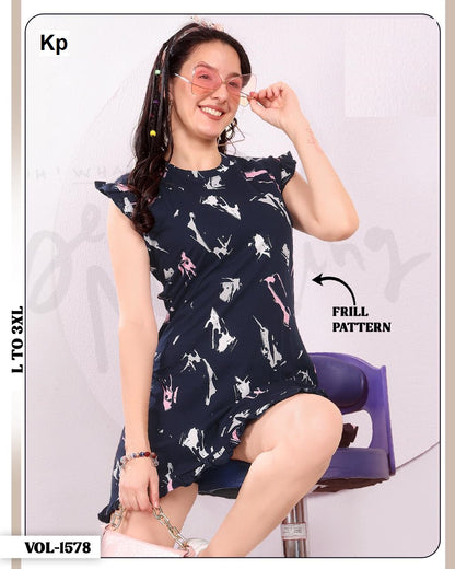 Vol 1578 Kp Cotton Women Long Tshirt Manufacturer India