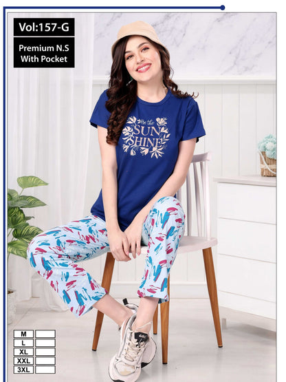 Vol 157 G Jyc Sinker Pyjama Night Suits Wholesale Rate