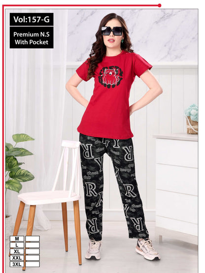 Vol 157 G Jyc Sinker Pyjama Night Suits Wholesale Rate