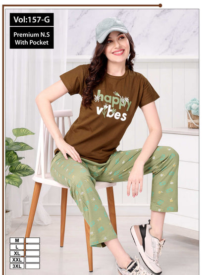 Vol 157 G Jyc Sinker Pyjama Night Suits Wholesale Rate