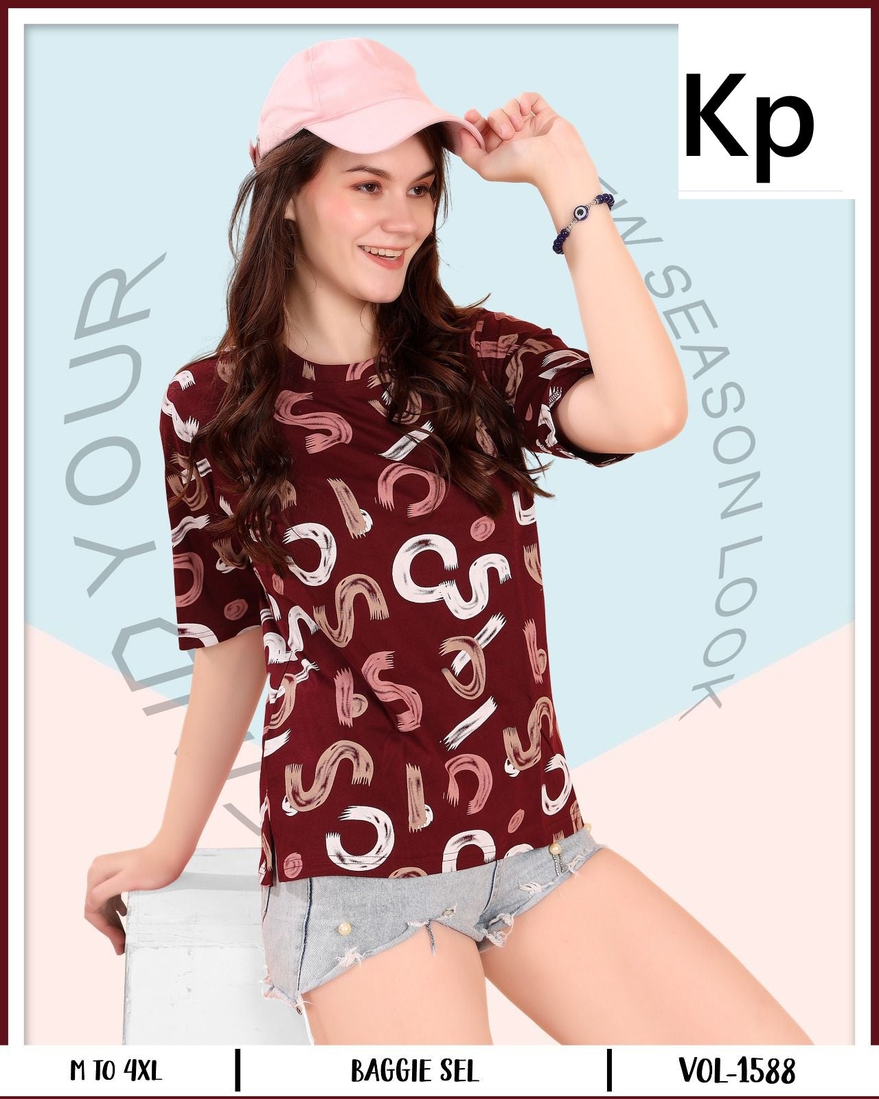Vol 1588 Kp Cotton Women Tshirt Exporter India