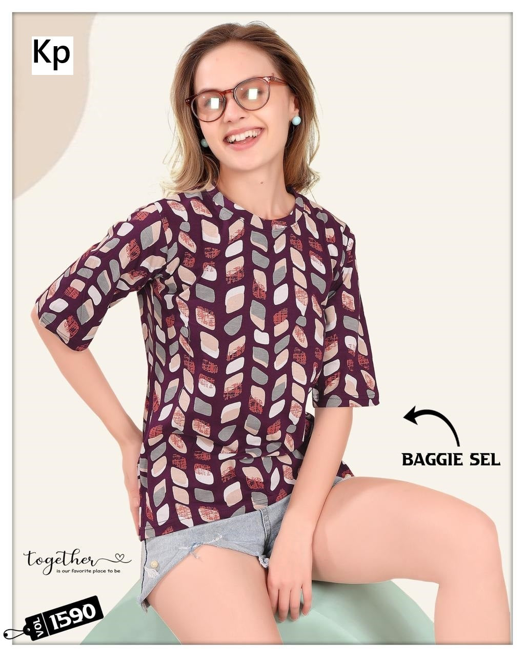 Vol 1590 Kp Hosiery Women Tshirt Wholesaler India