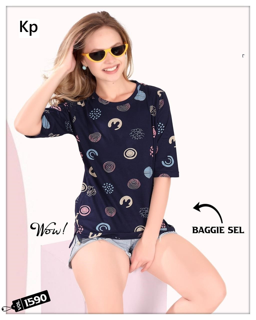 Vol 1590 Kp Hosiery Women Tshirt Wholesaler India