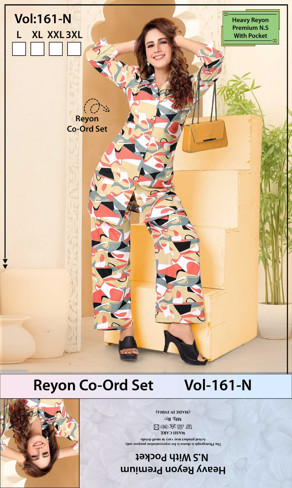 Vol 161 N Jyc Rayon 22Kg Co Ord Set Supplier