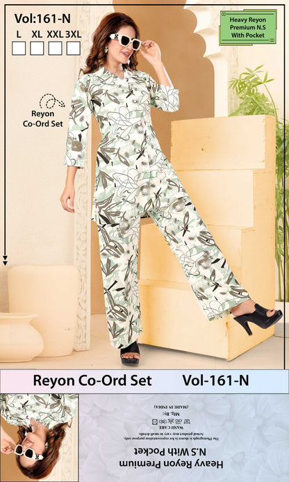 Vol 161 N Jyc Rayon 22Kg Co Ord Set Supplier