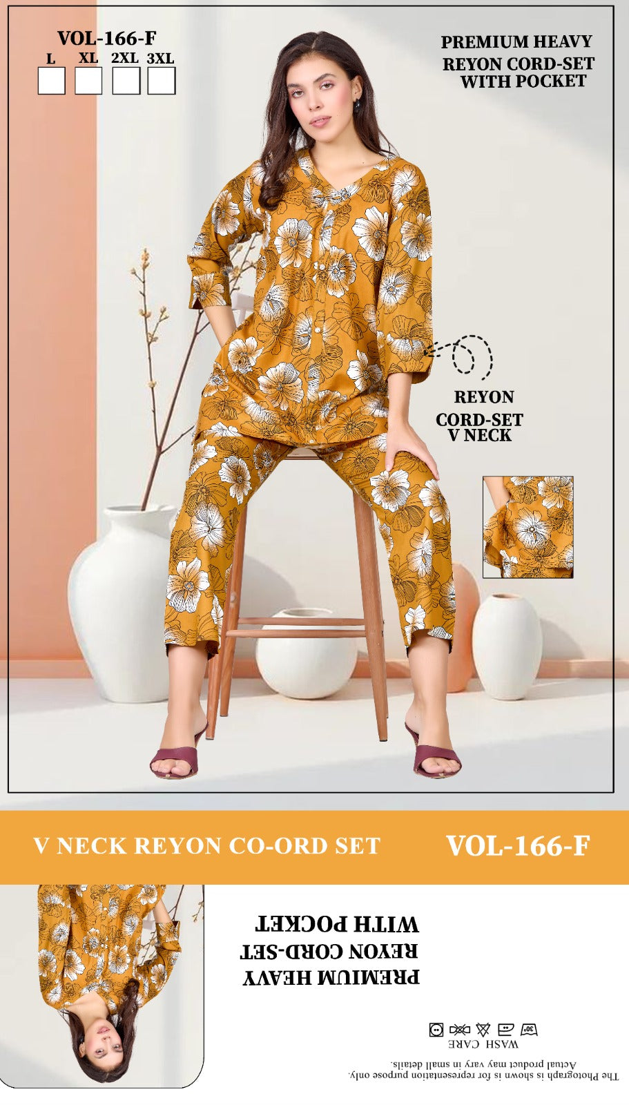 Vol 166 Jyc Rayon 22Kg Co Ord Set Wholesaler India