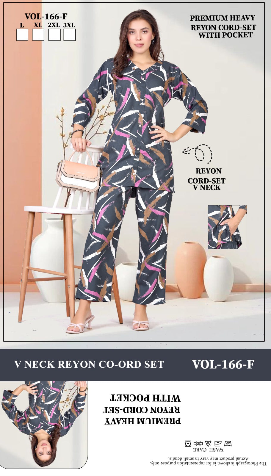Vol 166 Jyc Rayon 22Kg Co Ord Set Wholesaler India