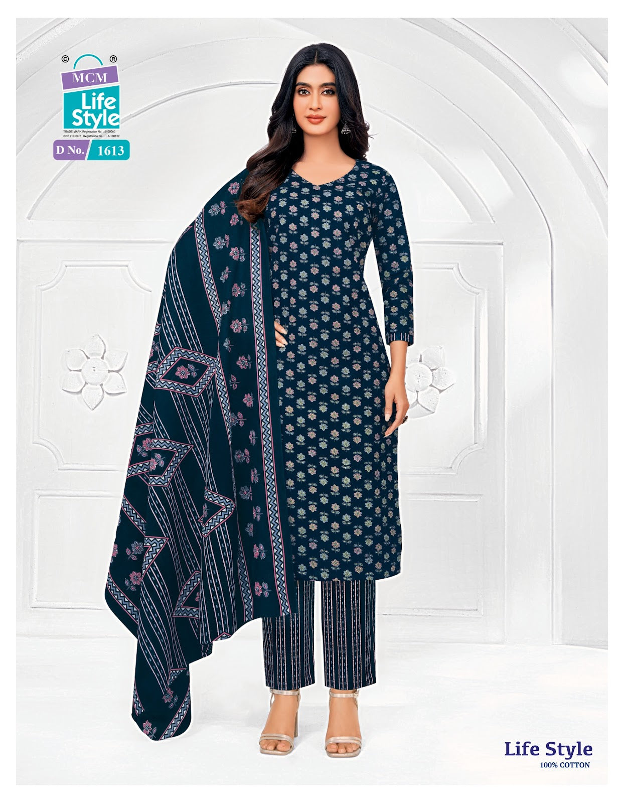 Vol 16 Mcm Lifestyle Readymade Cotton Pant Suits Wholesale Price