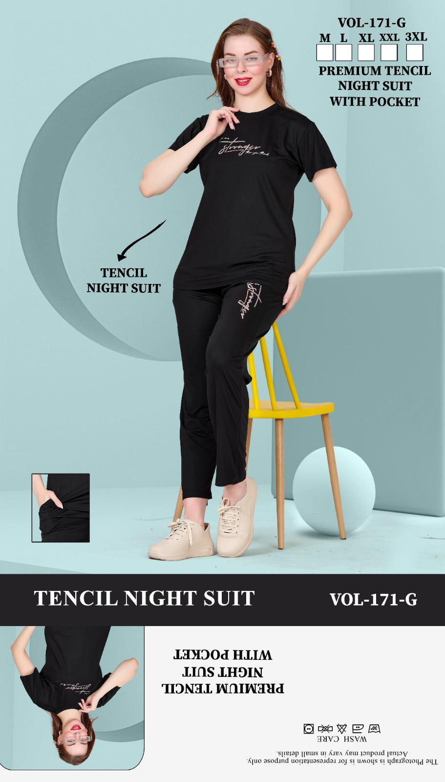 Vol 171 Jyc Tencil Pyjama Night Suits Manufacturer Gujarat