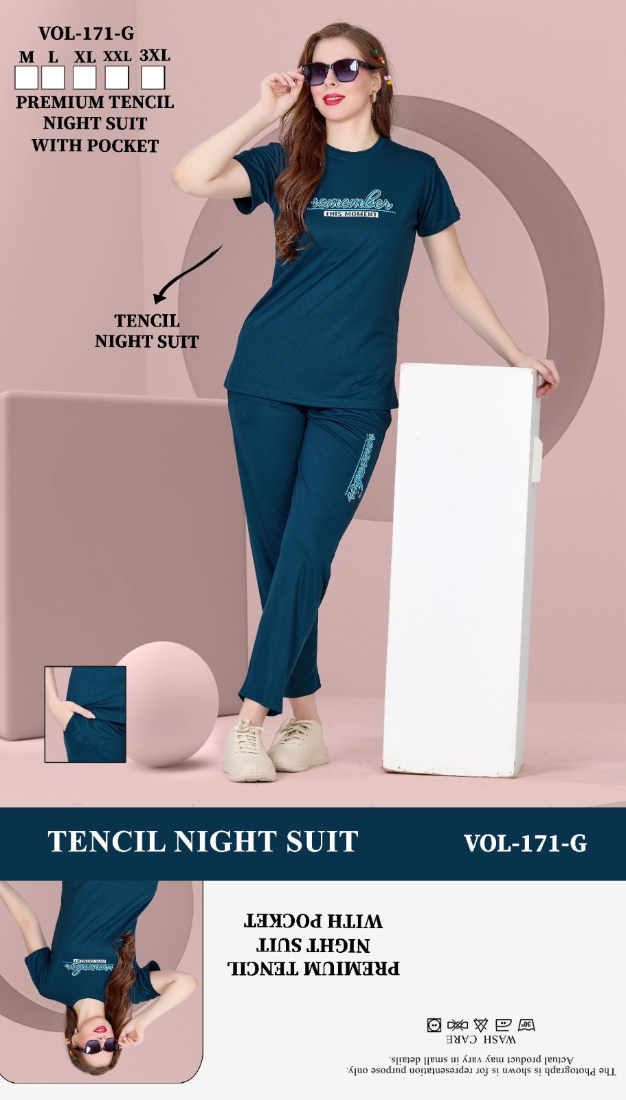 Vol 171 Jyc Tencil Pyjama Night Suits Manufacturer Gujarat