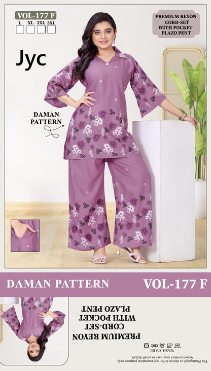 Vol 177 Jyc Reyon Co Ord Set Supplier Ahmedabad