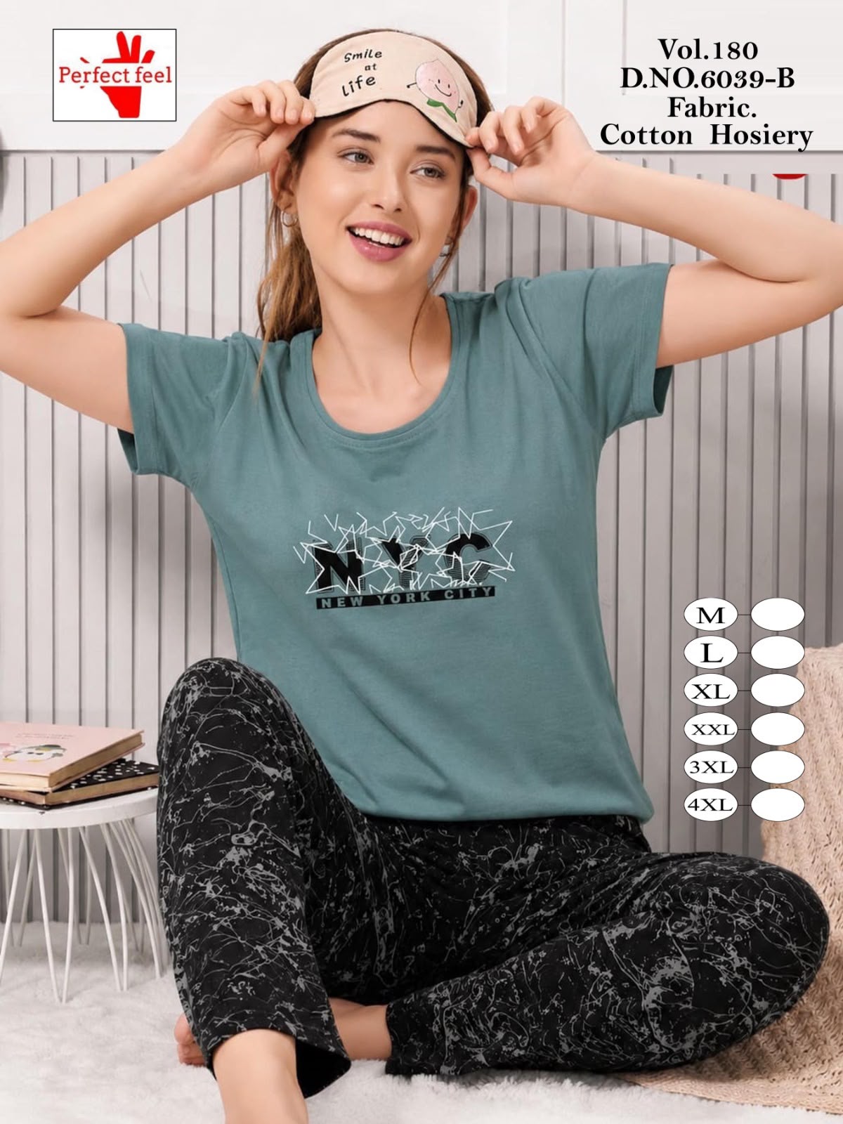 Vol 180 Perfect Feel Cotton Pyjama Night Suits Supplier Gujarat
