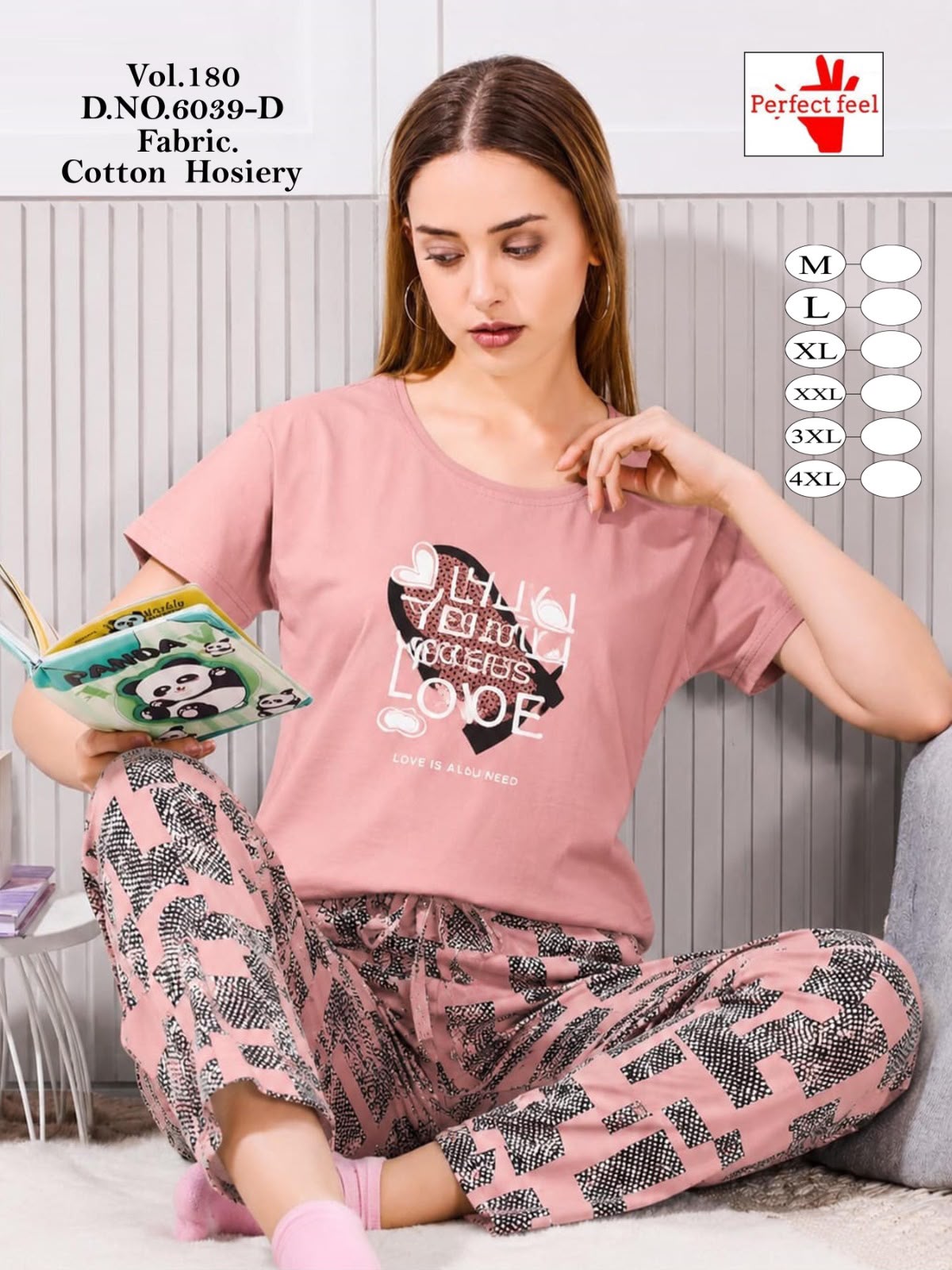 Vol 180 Perfect Feel Cotton Pyjama Night Suits Supplier Gujarat