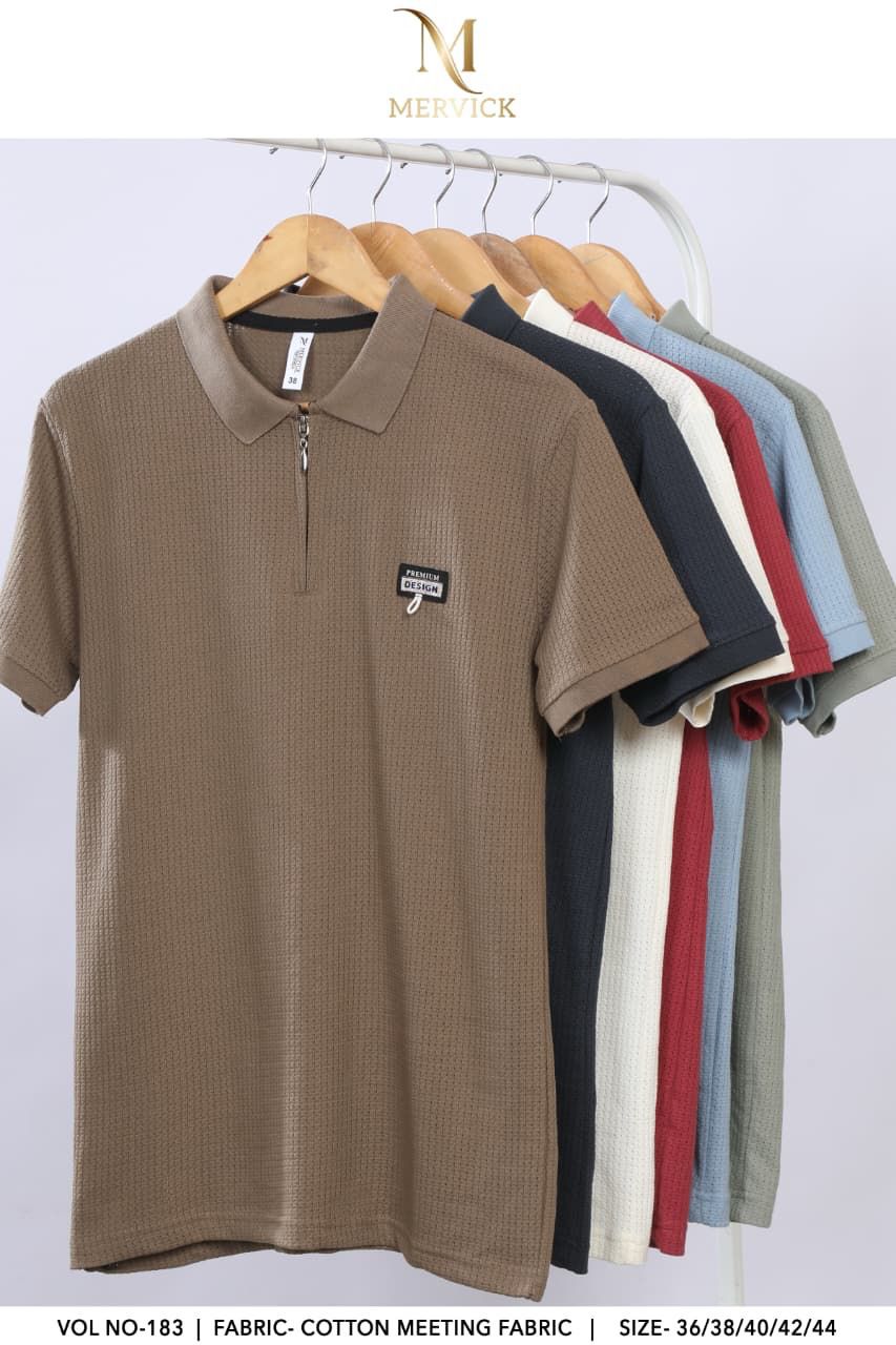 Vol 183 Mervick Cotton Kniting Mens Tshirts Supplier