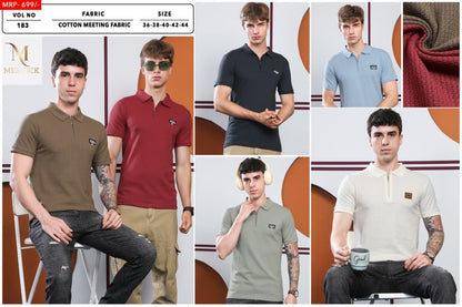 Vol 183 Mervick Cotton Kniting Mens Tshirts Supplier