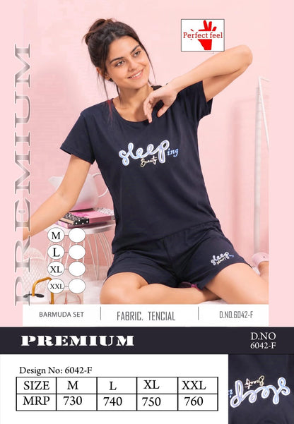 Vol 183 Perfect Feel Tencil Shorts Night Suits Supplier Ahmedabad