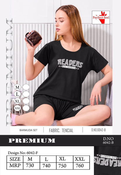 Vol 183 Perfect Feel Tencil Shorts Night Suits Supplier Ahmedabad