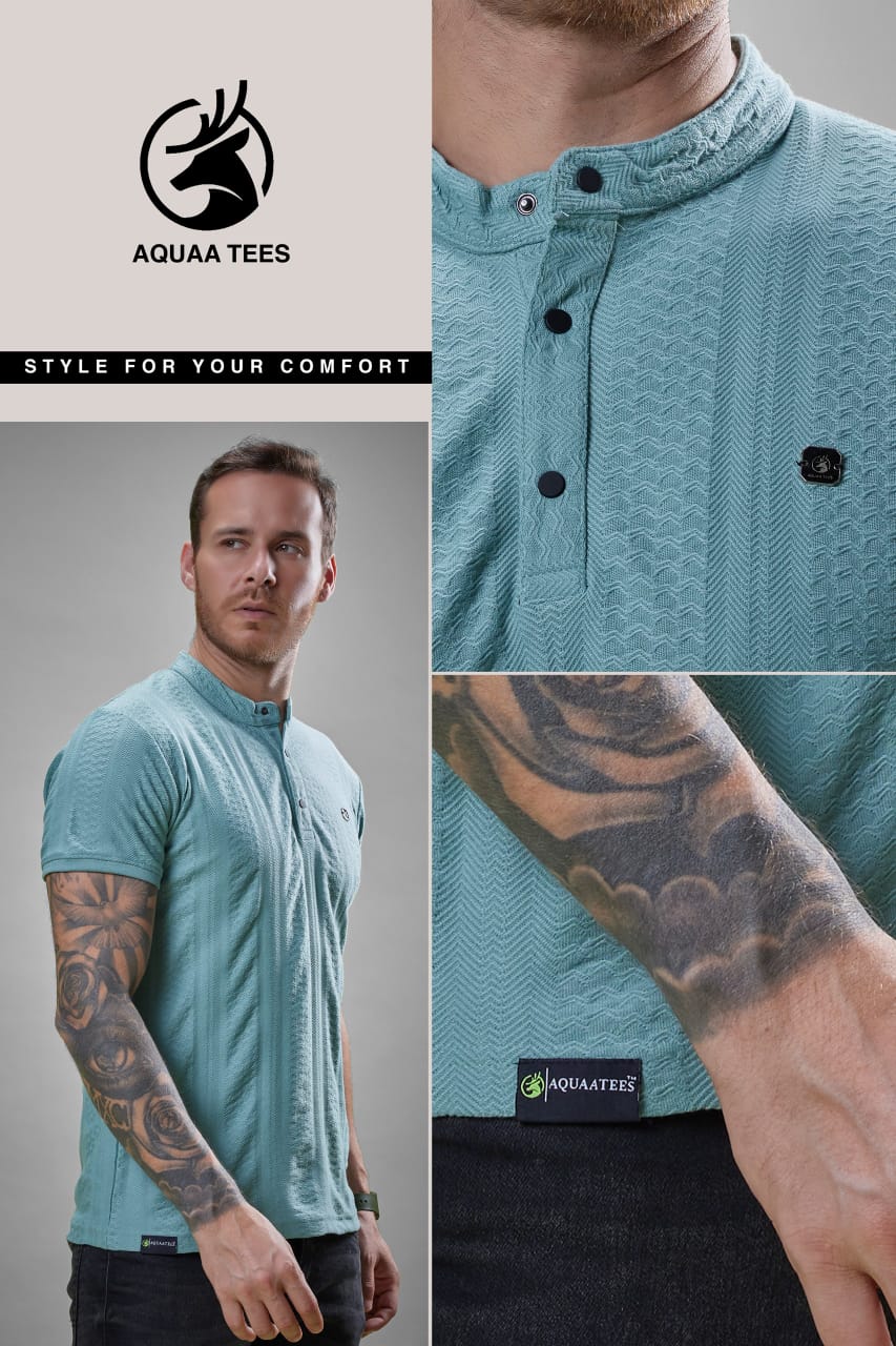 Vol 186 Aquaa Tees Cotton Mens Tshirts Manufacturer Ahmedabad