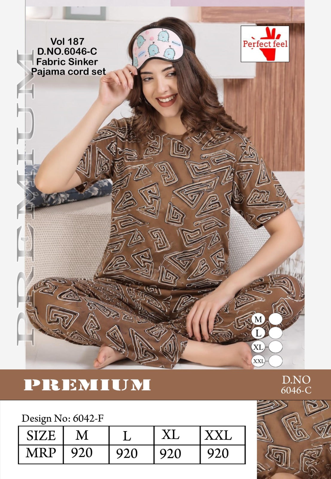 Vol 187 Dn 6046 Perfect Feel Sinker Co Ord Set Exporter Ahmedabad