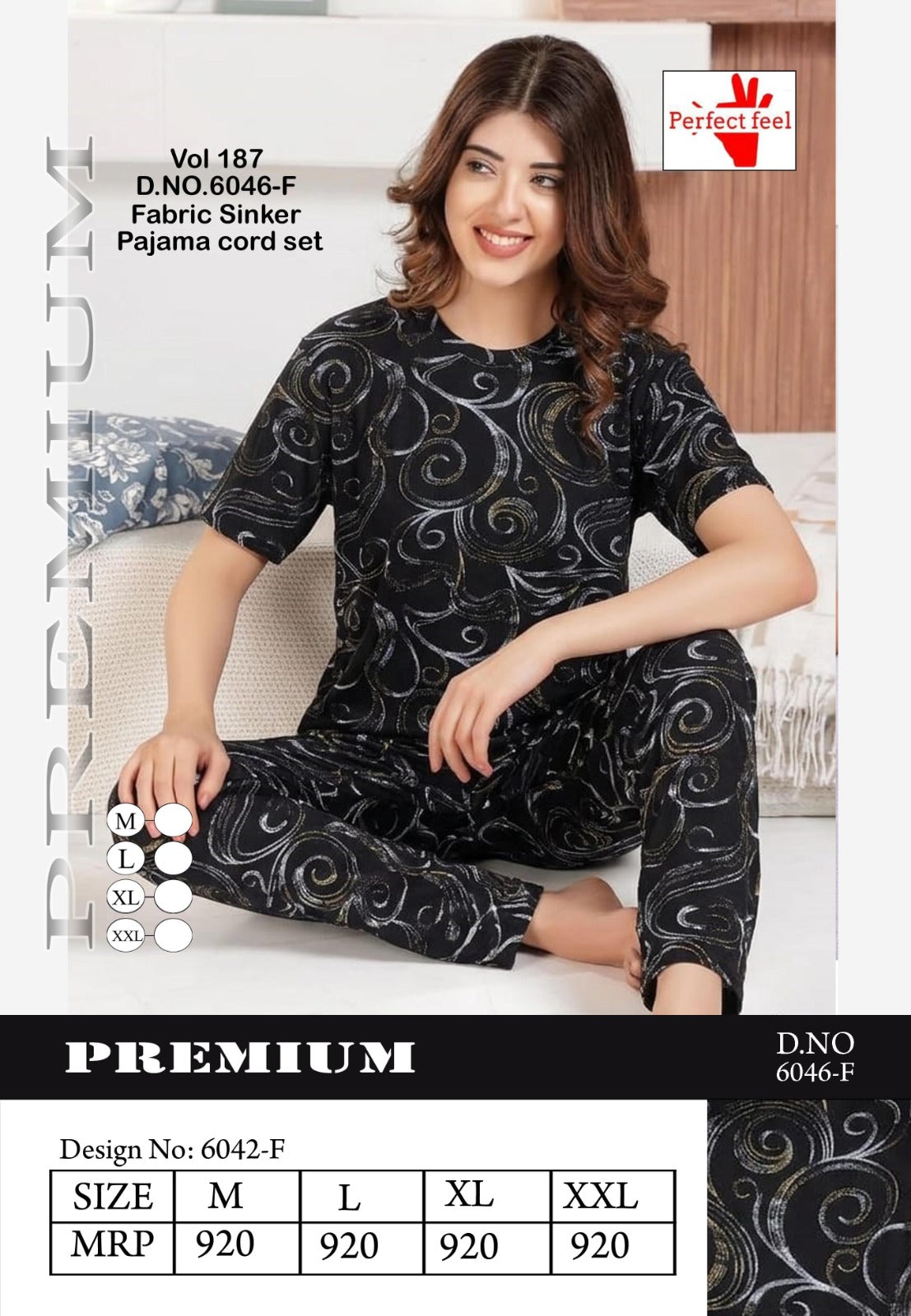 Vol 187 Dn 6046 Perfect Feel Sinker Co Ord Set Exporter Ahmedabad